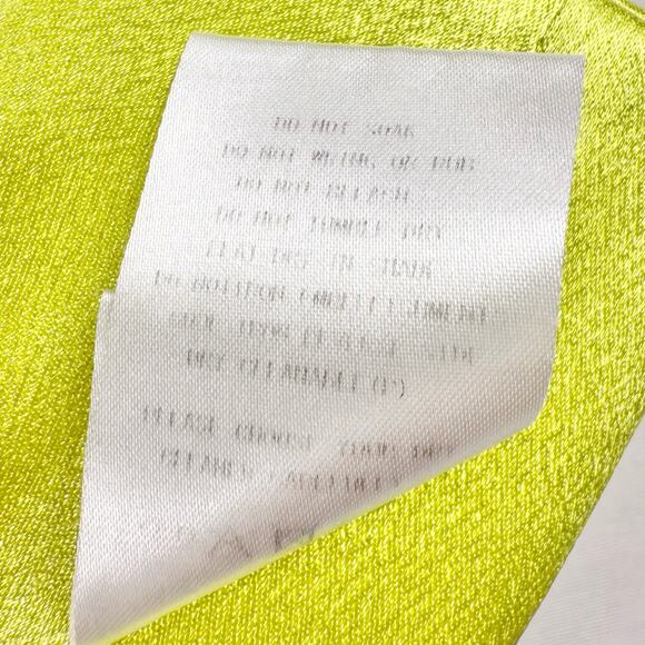 Bronx and Banco Women's Capri Satin Bralette Top XS Lime Green - Picture 10 of 15